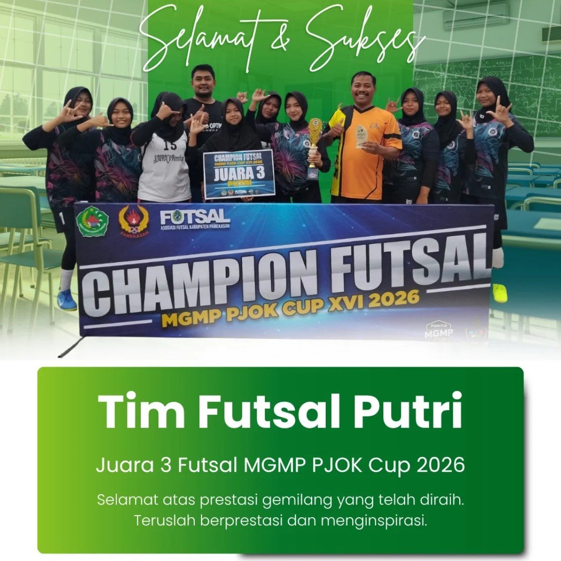 Juara 3 Futsal Putri